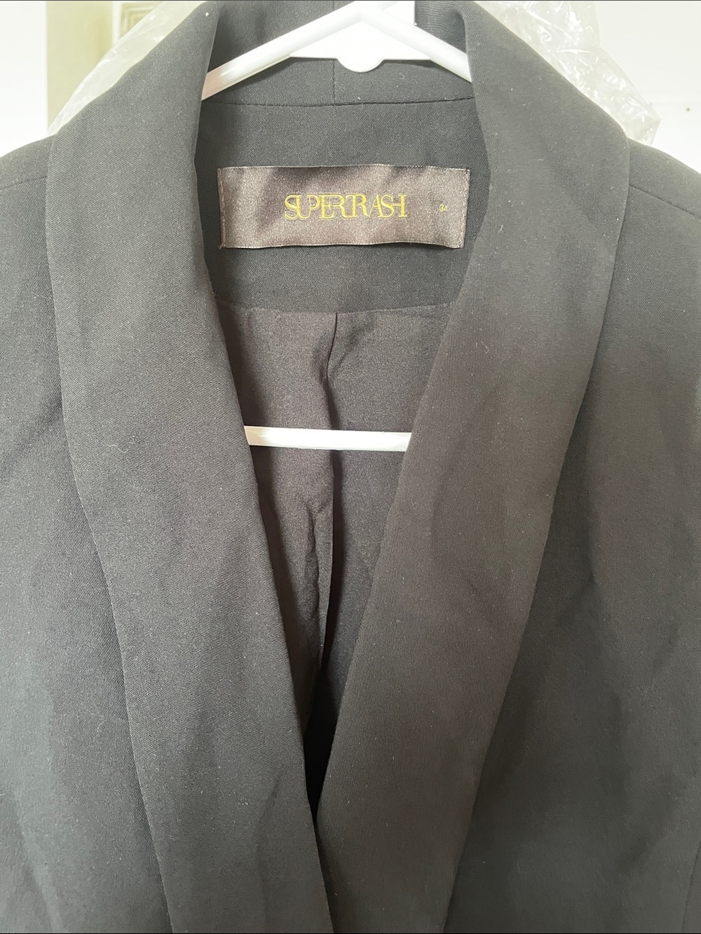 NWOT Supertrash Dutch designer It is a Dark Black color
